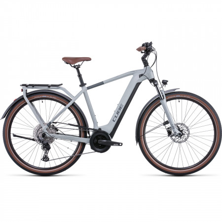 Bicicleta Electrica MTB Hardtail CUBE Touring Hybrid Pro 625 Lunar Grey