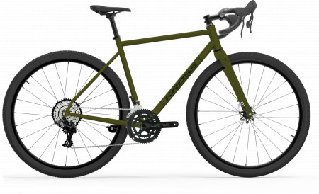 Bicicleta KROSS ESKER 4.0 28" Green-Negru-Green Glossy 24