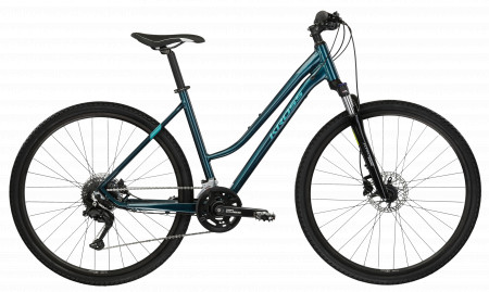 Bicicleta KROSS EVADO 5.0 28" Turquoise-Green-Turquoise Glossy 24