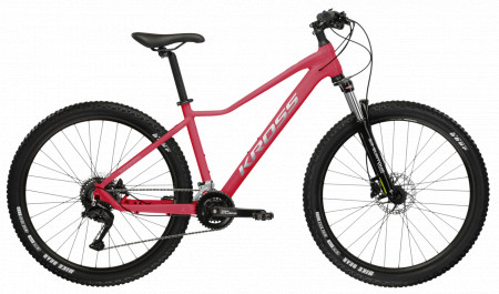 Bicicleta KROSS LEA 5.0 27.5" Bordo-Silver-Red Glossy 24