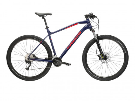 Bicicleta KROSS LEVEL 2.0 SM 29" Navy Blue-Red-Navy Blue Glossy 24