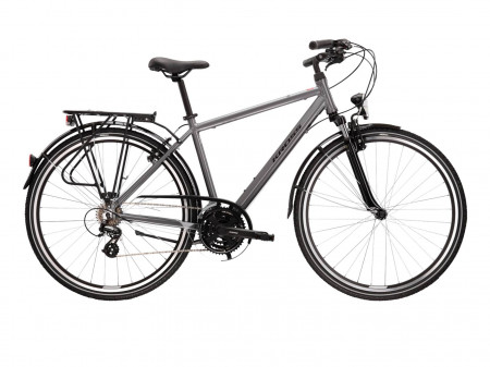 Bicicleta KROSS TRANS 2.0 28" Graphite-Negru-Graphite Glossy 23