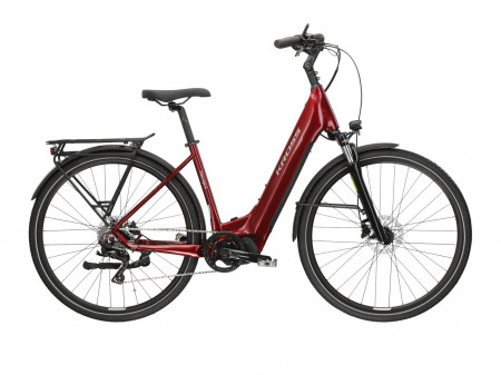 Bicicleta KROSS TRANS HYBRID 3.0 LS 28" Ruby-Silver-Red Glossy 24