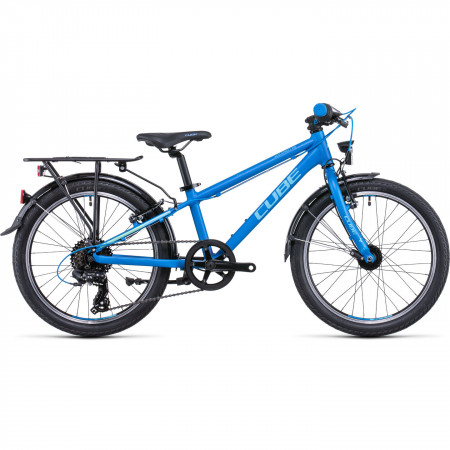 Bicicleta MTB Hardtail Copii CUBE Acid 200 Street Blue LindGreen