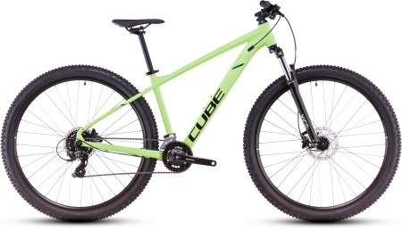 Bicicleta MTB Hardtail CUBE Aim ONE lemonsqueeze´n´black