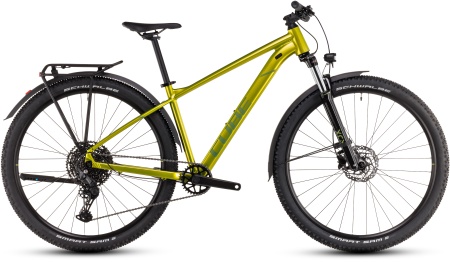 Bicicleta MTB Hardtail CUBE Aim SLX Allroad flashlime´n´juniper