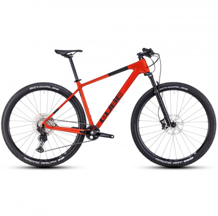 Bicicleta MTB Hardtail CUBE Reaction C:62 Race Fireorange´n´Black