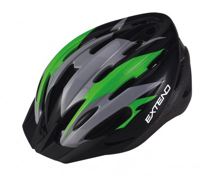 Casca Ciclism EXTEND ELEMENT (58-61 cm) Flamy/Verde
