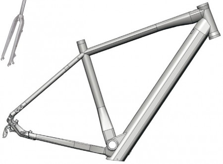 Kit E-Bike Urban-Gravel - CONCEPT H600 - 50 cm