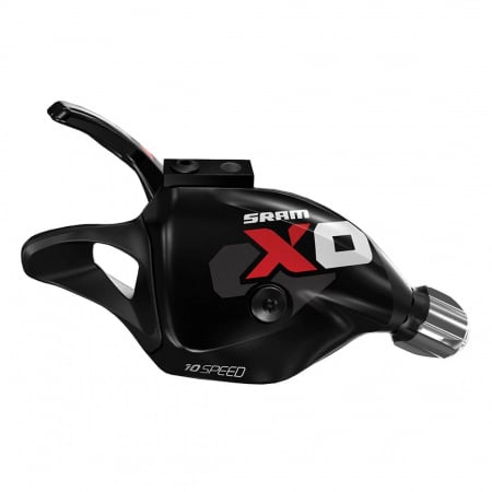 Maneta schimbator SRAM X0 Dreapta Spate 10 Viteze Negru-Rosu