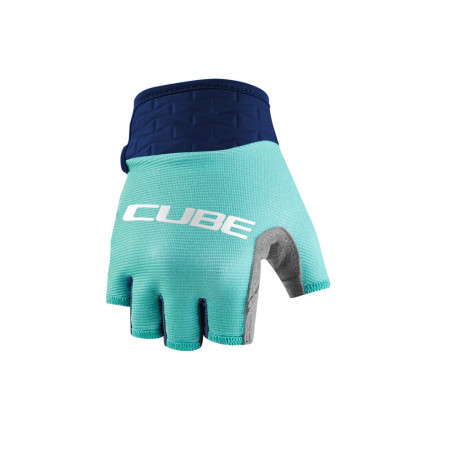 Manusi CUBE Gloves Performance Junior Short Finger Blue'N'Mint