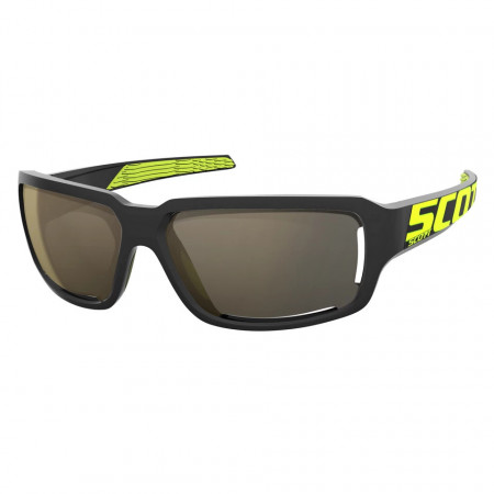 Ochelari soare SCOTT Obsess ACS Black-Neon Yellow-Gold Chrome