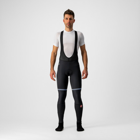 Pantaloni lungi cu bretele Castelli Polare 3 Negru