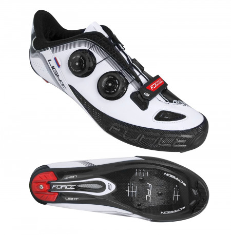 Pantofi Force Road Light Carbon alb/negru