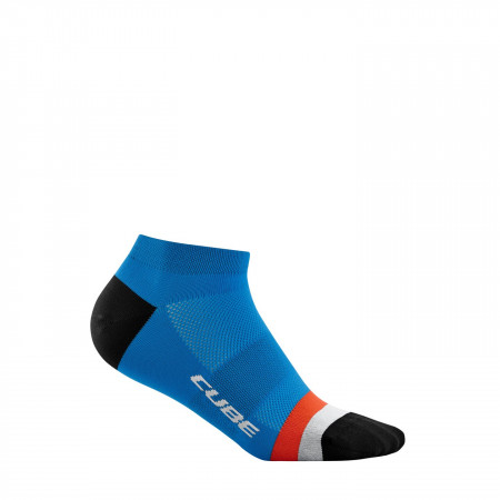 Sosete CUBE Low Cut Cross Teamline Blue Red Grey
