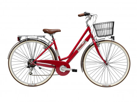 Bicicleta Adriatica Panarea Lady 28 Rosu/Alb 450mm