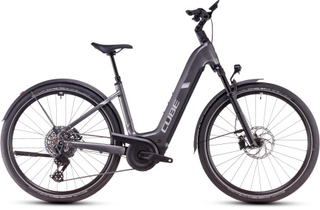 Bicicleta Electrica Hardtail CUBE Nuride Hybrid SLT Allroad graphite´n´fossil