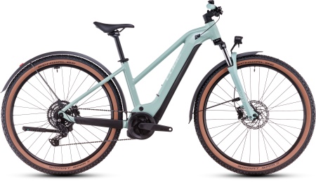 Bicicleta Electrica Hardtail CUBE Reaction Hybrid Performance 625 Allroad skylightblue´n´white