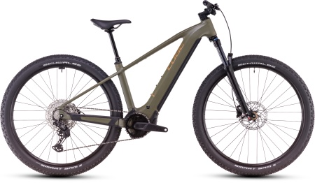 Bicicleta Electrica Hardtail CUBE Reaction Hybrid Pro dustyolive´n´gold