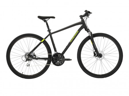 Bicicleta KROSS EVADO 4.0 28" Negru-Green-Black Mat 24