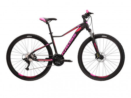 Bicicleta KROSS LEA 6.0 SR 27.5" Negru-Pink-Black Mat 24