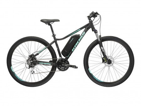 Bicicleta KROSS LEA BOOST 1.0 27.5" Negru-Aquamarine-Black Mat 24