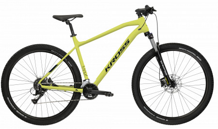 Bicicleta KROSS LEVEL 1.0 29" Green-Negru-Green Mat 24