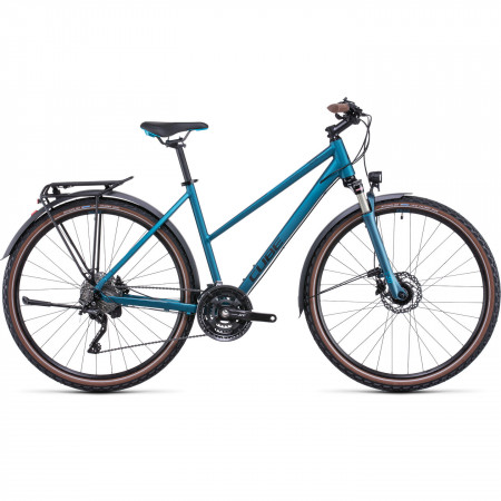 Bicicleta MTB Hardtail Trekking-Oras CUBE Nature EXC Allroad Trapeze Blue Blue