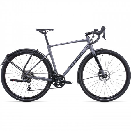 Bicicleta Sosea-Ciclocross CUBE NURoad Race FE Grey Black