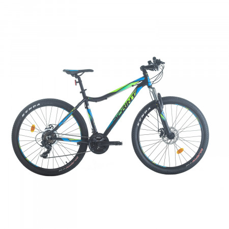 Bicicleta Sprint Hunter MDB 27.5 Negruat/Cyan/Verde Neon