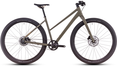 Bicicleta Trekking-Oras CUBE Hyde Pro dustyolive´n´gold