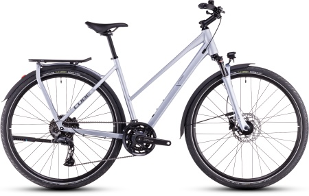 Bicicleta Trekking-Oras CUBE Kathmandu Pro silverblue´n´grey