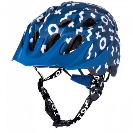 Casca Bicicleta Kali Chakra Youth Zwiggles Mat Teal White