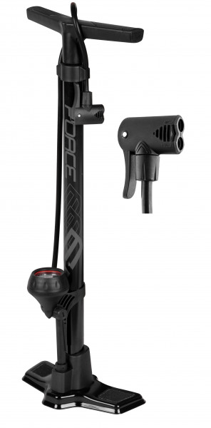 Pompa podea Force Hobby 2.0 Steel, 10 Bar neagra