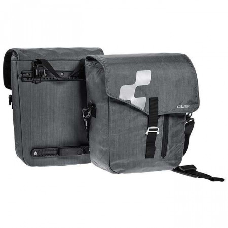 SET GENTI PORTBAGAJ COBURI CUBE PANNIERS CITY Antracit