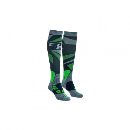 SOSETE CUBE SOCKS ACTION ESSENTIAL BLACK'N'GREY GREEN 44-47