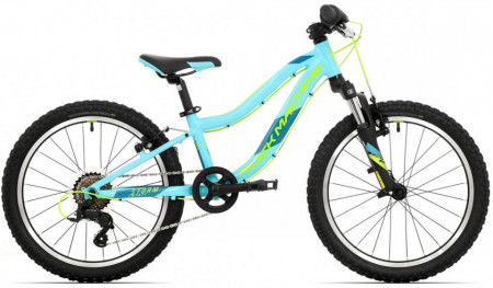 Bicicleta copii ROCK MACHINE Storm 20 VB Albastru Neon-Galben