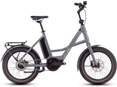 Bicicleta Electrica Hardtail CUBE Compact Hybrid Comfort 500 flashgrey´n`smoke