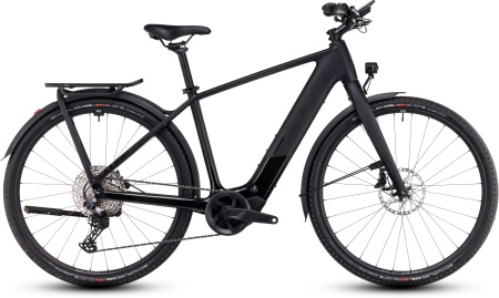 Bicicleta Electrica Hardtail CUBE Kathmandu Hybrid C:62 SLX 400X carbon´n´black