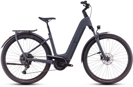 Bicicleta Electrica Hardtail CUBE Kathmandu Hybrid ONE shadowgrey´n´black