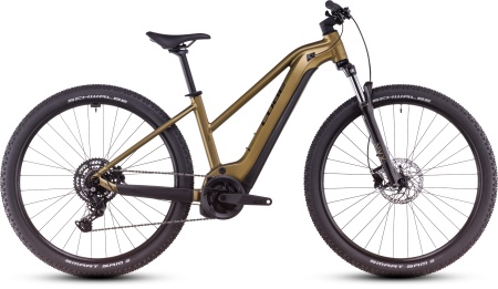Bicicleta Electrica Hardtail CUBE Reaction Hybrid Performance 625 goldenlime´n´black