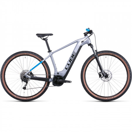 Bicicleta Electrica MTB Hardtail CUBE Reaction Hybrid Performance 625 PolarSilver Blue