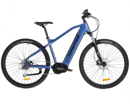 Bicicleta Electrica MTB Hardtail KROSS Hexagon Boost 3.0 561 Wh 29'' Blue-Black Glossy