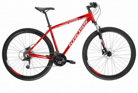 Bicicleta KROSS HEXAGON 5.0 MS 29" Red-Grey-Red Glossy 24