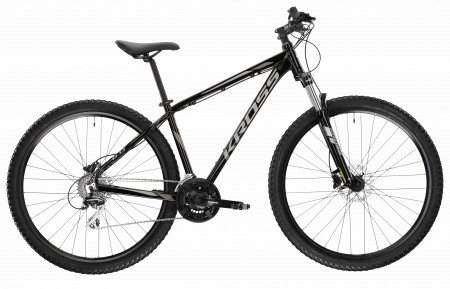 Bicicleta KROSS HEXAGON 6.0 27.5" Negru-Grey-Black Glossy 24