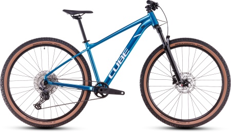 Bicicleta MTB Hardtail CUBE Attention Pro metallicteal´n´white