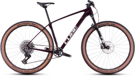 Bicicleta MTB Hardtail CUBE Reaction C:62 SLX liquidred´n´white