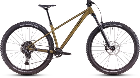 Bicicleta MTB Hardtail CUBE Reaction TM ONE goldenlime´n´black