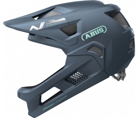 Casca copii MTB Full Face ABUS YouDrop FF Midnight Blue