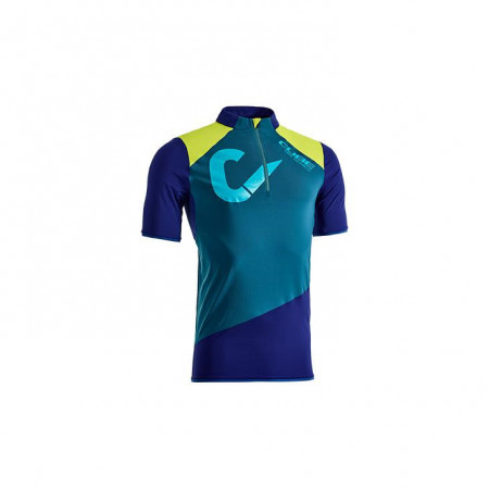 Jersey CUBE AM maneca scurta blue´n´lime